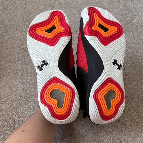 NIB Under Armour Men's Embiid One Chinese Lunar New Year CNY Red Sneaker Size 13 - Picture 5 of 7